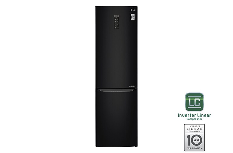 LG Холодильник LG c Инверторным Линейным компрессором, GA-B499SBKZ, thumbnail 1
