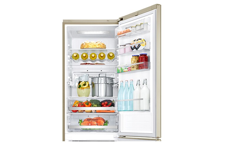 LG Холодильник LG c Инверторным Линейным компрессором, подключением к Wi-Fi и управлением через смартфон с приложением SmartThinQ, GA-B499SGKZ, thumbnail 5