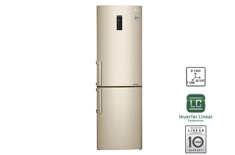 LG Холодильник LG c Инверторным Линейным компрессором, GA-M549ZGQZ, thumbnail 1