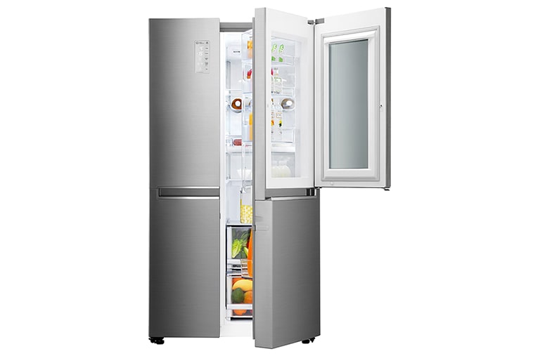 LG Объем 687л | InstaView Door-in-Door | Серебристый | LG ThinQ, Гигиенический фильтр, Moist Balance Crisper, Винная полка, Отделение для закусок, GC-Q247CABV, thumbnail 2