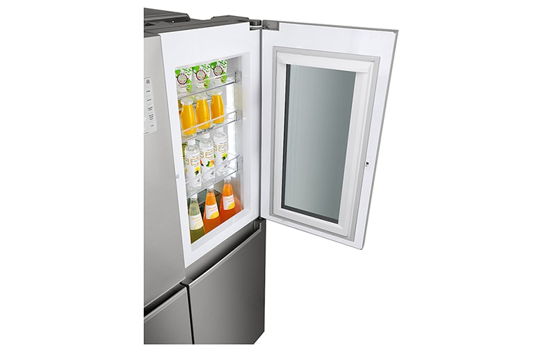 LG Объем 687л | InstaView Door-in-Door | Серебристый | LG ThinQ, Гигиенический фильтр, Moist Balance Crisper, Винная полка, Отделение для закусок, GC-Q247CABV, thumbnail 5