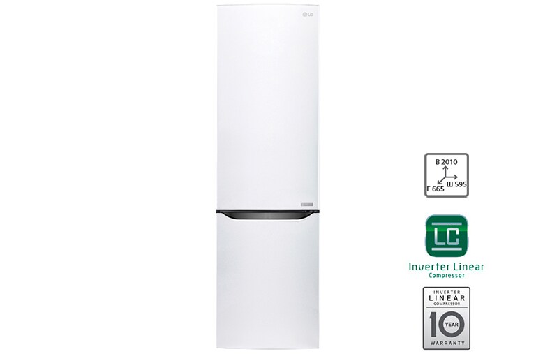 LG Холодильник LG c Инверторным Линейным компрессором, GW-B499SQGZ, thumbnail 1