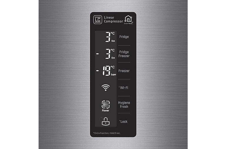 LG Холодильник LG c Инверторным Линейным компрессором, GC-B303SMHV, thumbnail 3