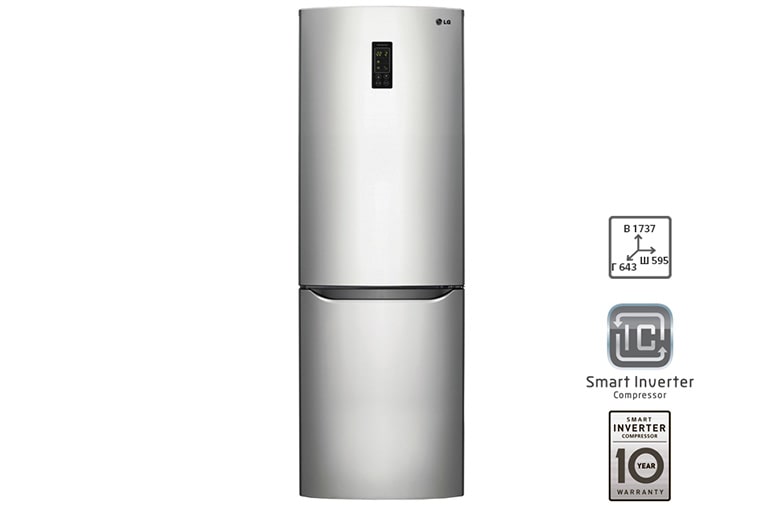 LG Холодильник LG c Умным Инверторным компрессором, GA-B379SMQL, thumbnail 1