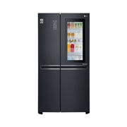 LG Объем 687л | InstaView Door-in-Door | Черный матовый | LG ThinQ, Гигиенический фильтр, Moist Balance Crisper, Винная полка, Отделение для закусок, GC-Q247CAMT, thumbnail 1