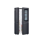 LG Объем 687л | InstaView Door-in-Door | Черный матовый | LG ThinQ, Гигиенический фильтр, Moist Balance Crisper, Винная полка, Отделение для закусок, GC-Q247CAMT, thumbnail 6
