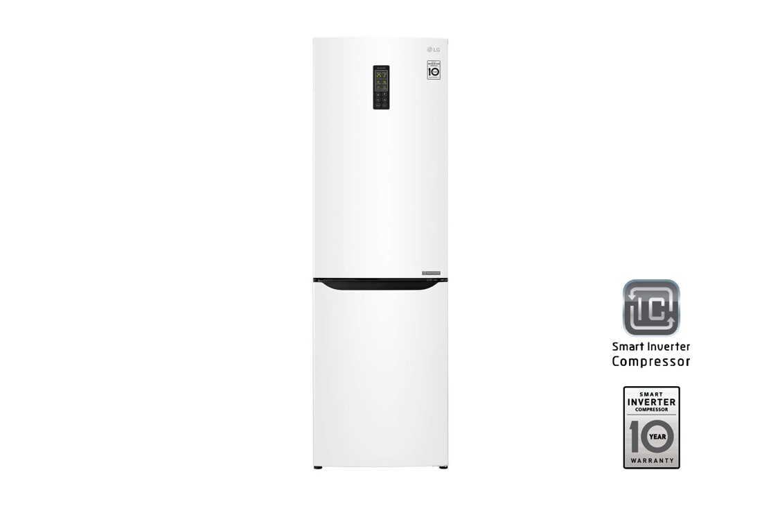 LG Холодильник LG GA-B419SQUL | Объем 302л | Total No Frost | Многопоточное охлаждение Multi Air Flow | Белый, GA-B419SQUL