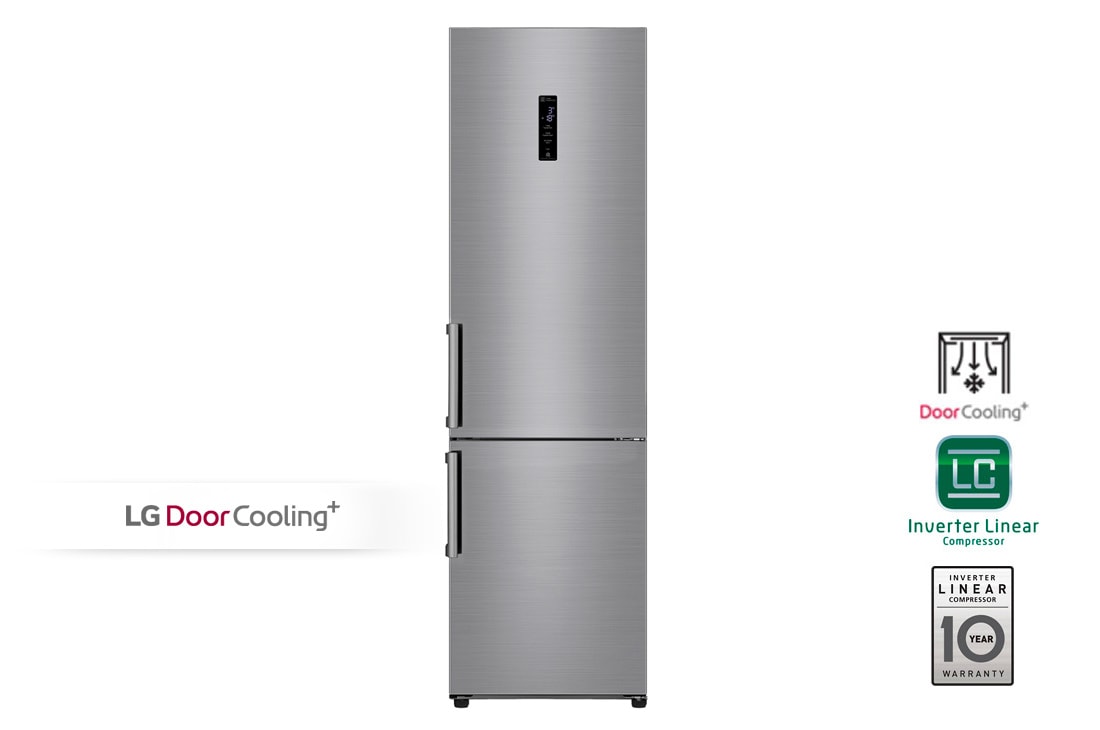 LG Холодильник LG с технологией DoorCooling+, подключением к Wi-Fi и управлением через смартфон с приложением SmartThinQ, GA-B509BMDZ