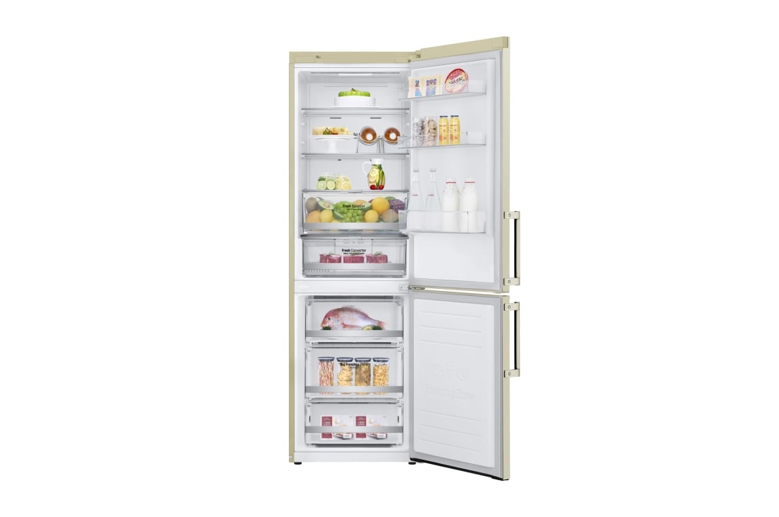 Холодильник LG GA-B459BEDZ | 374л | DoorCooling⁺ | Бежевый: где купить ...