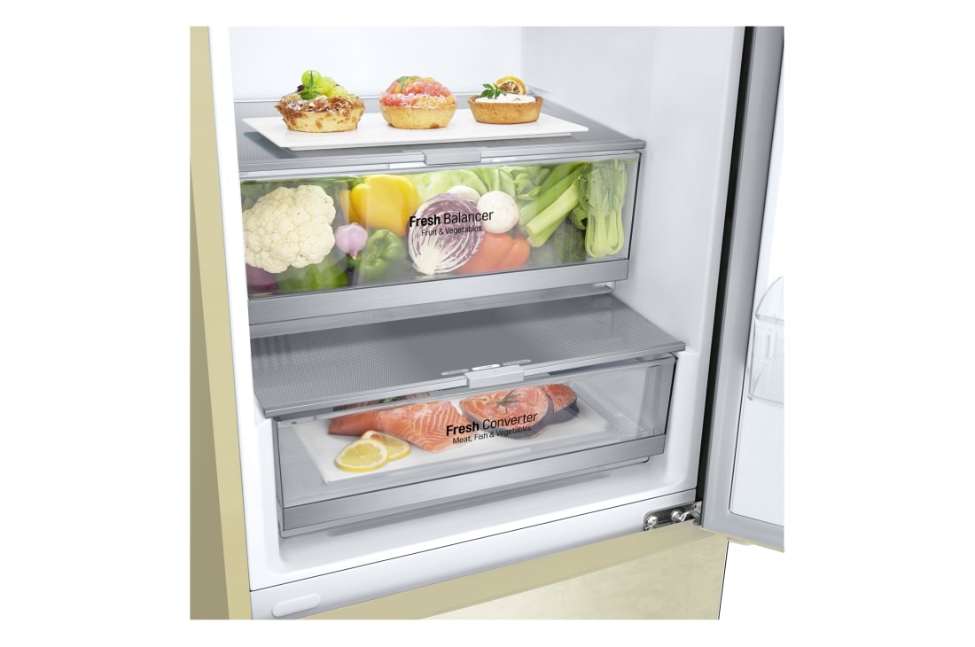 LG Холодильник LG GA-B459BEDZ | 374л | DoorCooling⁺ | Бежевый, GA-B459BEDZ, thumbnail 5