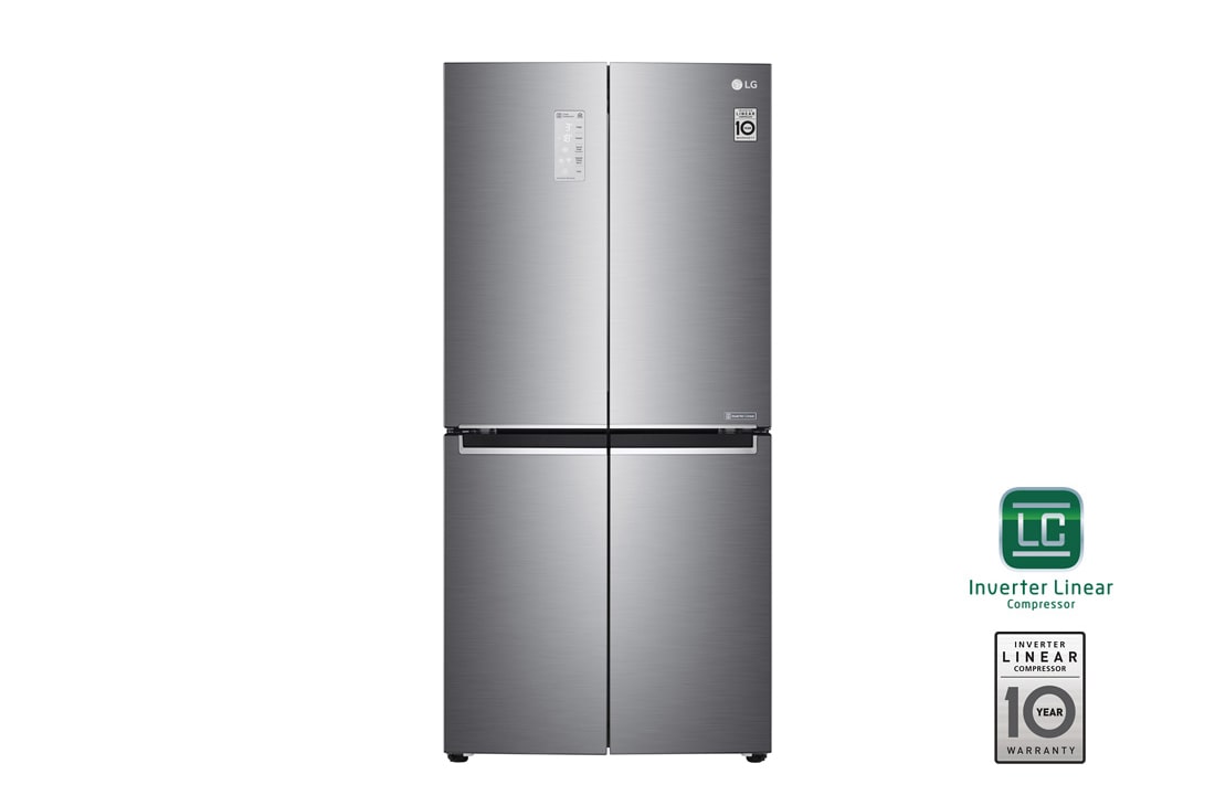 LG Многокамерный холодильник LG с технологией DoorCooling+, GC-B22FTMPL