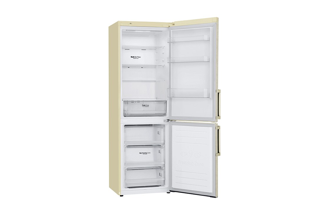 LG Холодильник LG GA-B459BEKL | 374л | DoorCooling⁺ | Бежевый, GA-B459BEKL, thumbnail 4