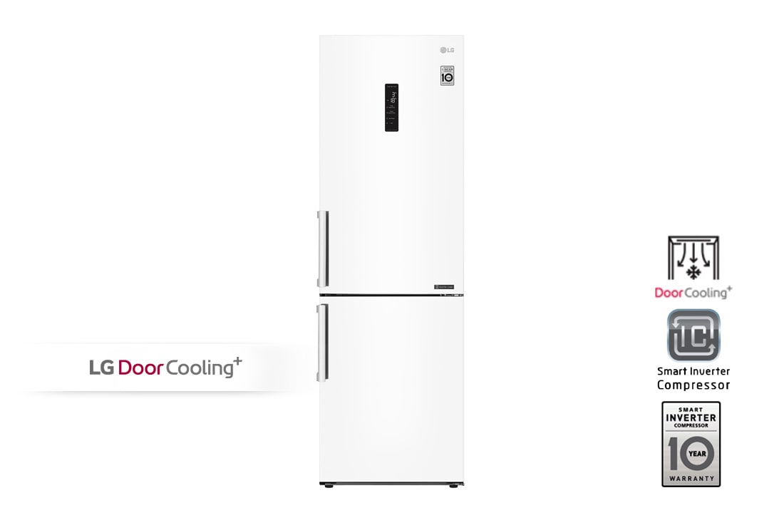 LG Холодильник LG GA-B459BQKL | 374л | DoorCooling⁺ | Белый, GA-B459BQKL