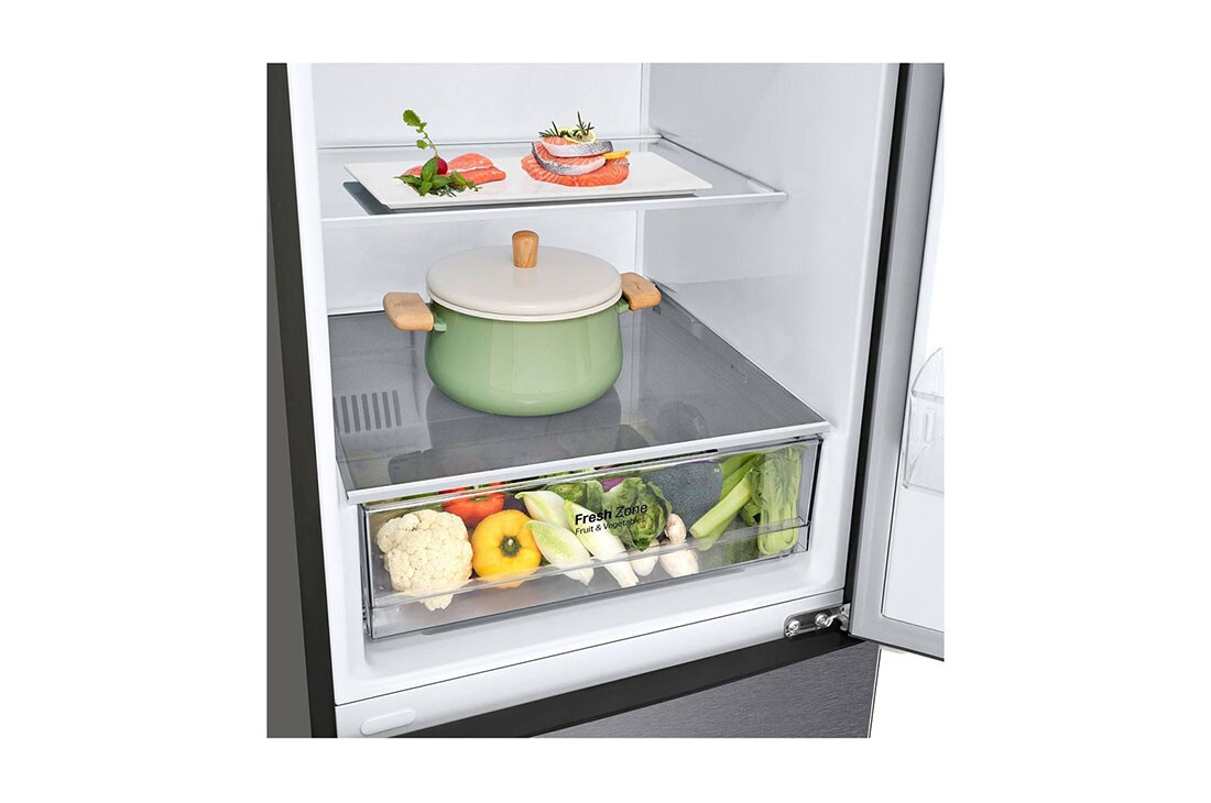 LG Холодильник LG GA-B459BLKL | 374л | DoorCooling⁺ | Графитовый, GA-B459BLKL, thumbnail 4