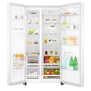 LG Объем 687л | Multi Air Flow | Белый | LG ThinQ, Wi-Fi, Smart Diagnosis, Moist Balance Crisper, GC-B247SVUV, thumbnail 2