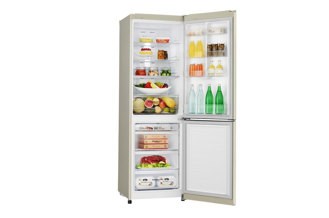 LG Объем 302л | 595 x 1907 x 655 мм | Total No Frost | Многопоточное охлаждение Multi Air Flow | Бежевый, GA-B419SEHL, thumbnail 4