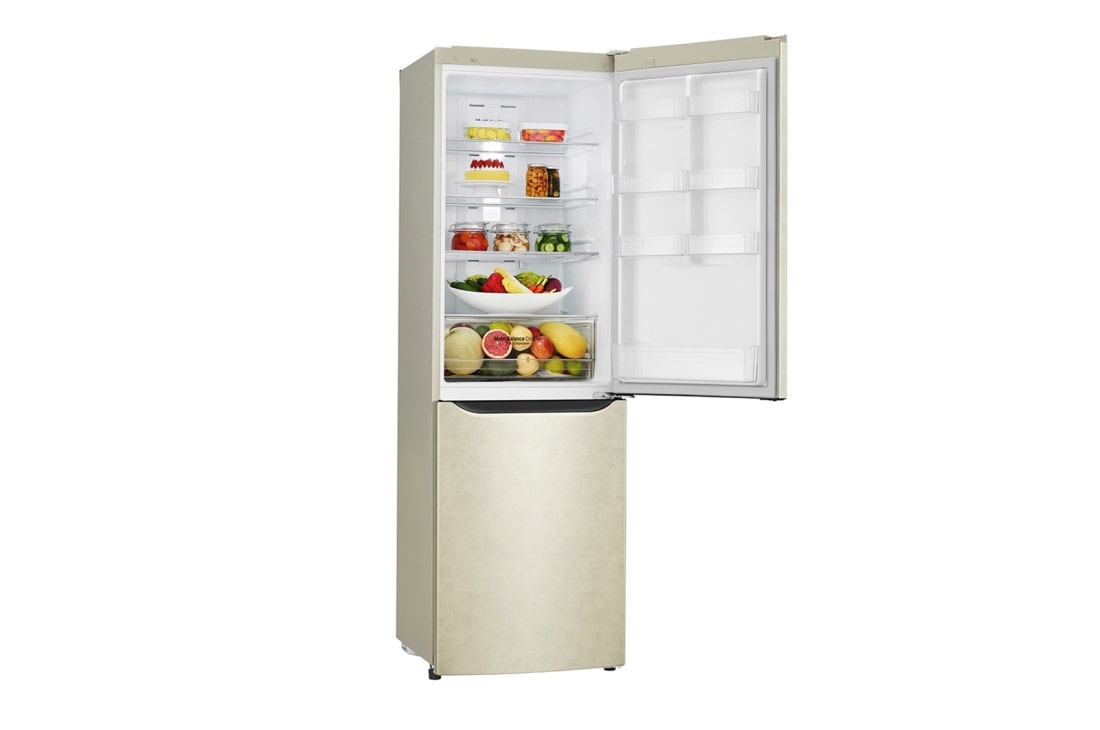 LG Объем 302л | 595 x 1907 x 655 мм | Total No Frost | Многопоточное охлаждение Multi Air Flow | Бежевый, GA-B419SEHL, thumbnail 5