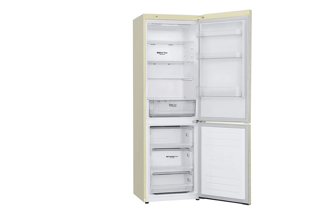 LG Холодильник LG GA-B459MESL | 341л | 595 × 1860 × 682 мм | Бежевый, GA-B459MESL, thumbnail 6