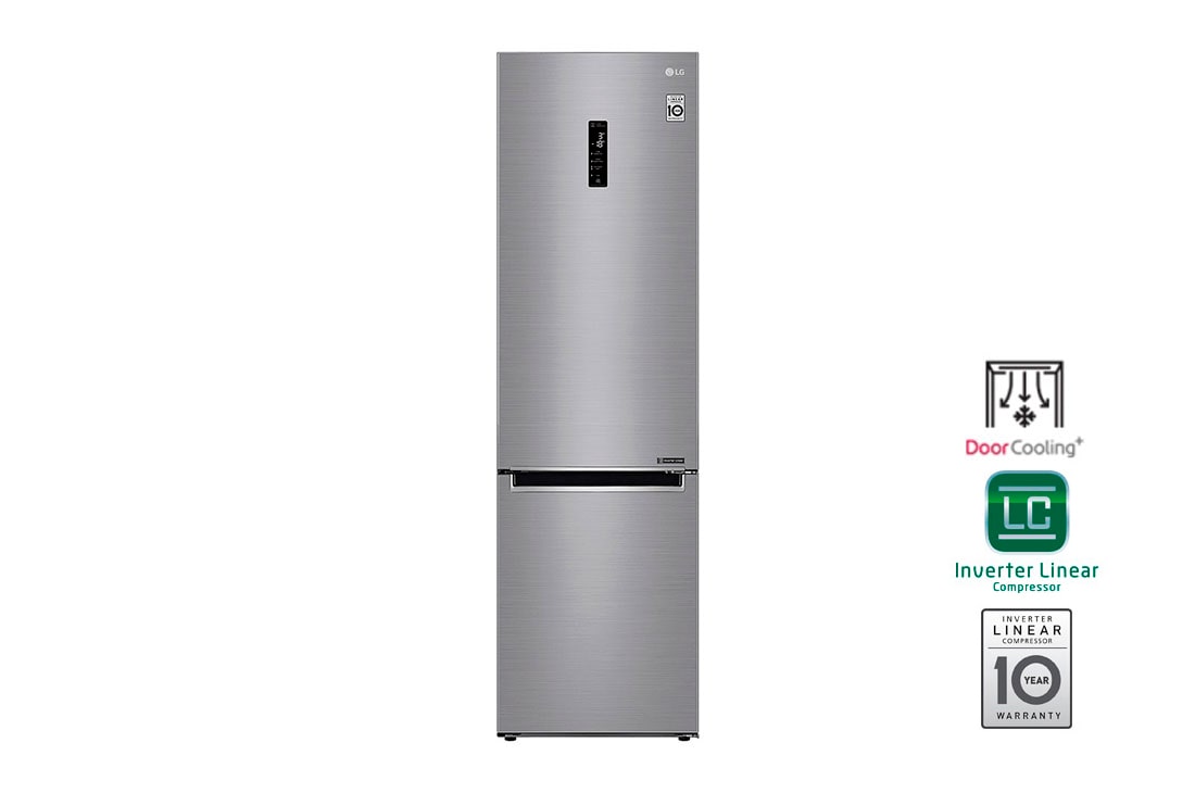 LG Холодильник LG GA-B509MMQZ | DoorCooling⁺ | 419л | Серебристый, GA-B509MMQZ