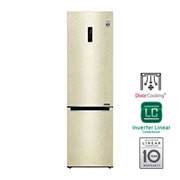LG Холодильник LG GA-B509MEQZ | 419л | DoorCooling+ | Бежевый, GA-B509MEQZ, thumbnail 1