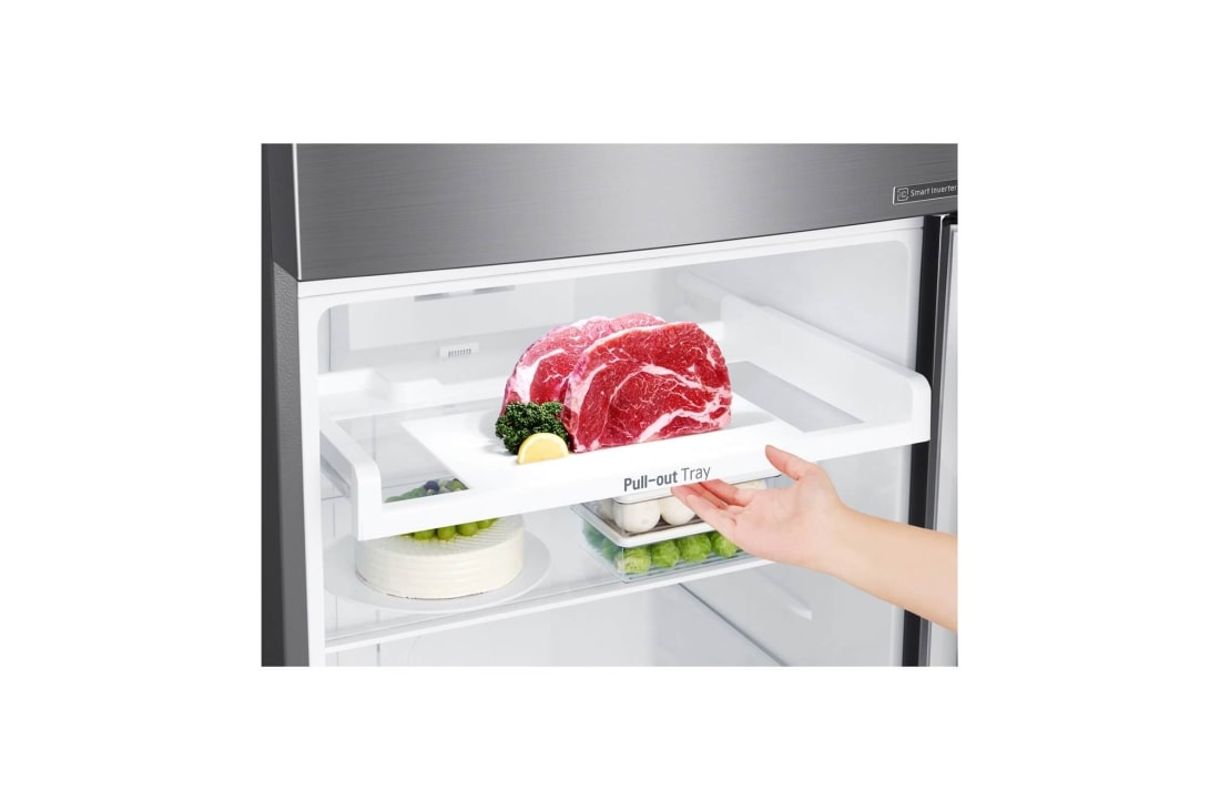 LG Объем 393л | Multi Air Flow | Серебристый | Smart Inverter, Total No Frost, GN-B422SMCL, thumbnail 7