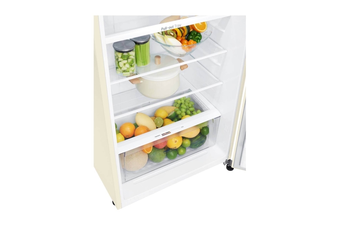 LG Объем 393л  | Multi Air Flow | Бежевый | Smart Inverter, Total No Frost , GN-B422SECL, thumbnail 5