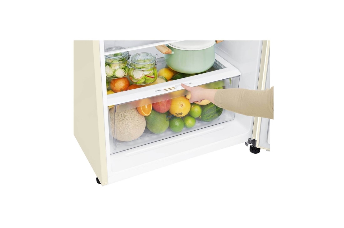 LG Объем 393л  | Multi Air Flow | Бежевый | Smart Inverter, Total No Frost , GN-B422SECL, thumbnail 6