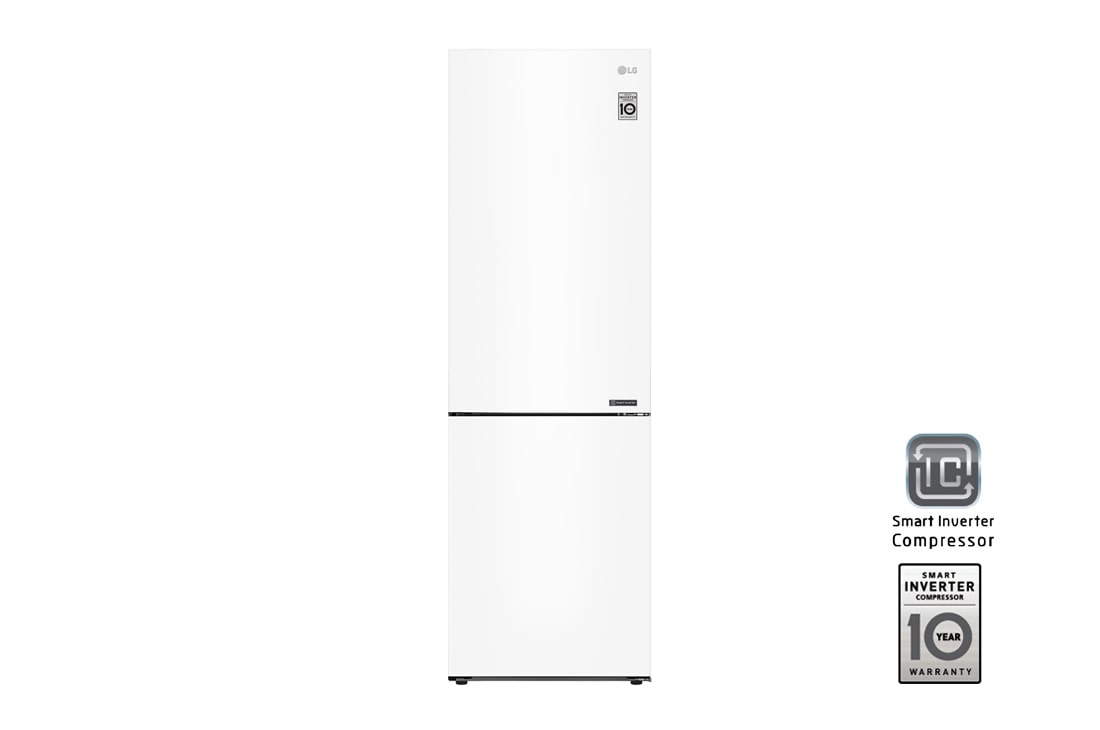 LG Холодильник LG GA-B459CQCL с технологией DoorCooling⁺ сенсорным дисплеем на 374 л | Белый | Total No Frost, GA-B459CQCL