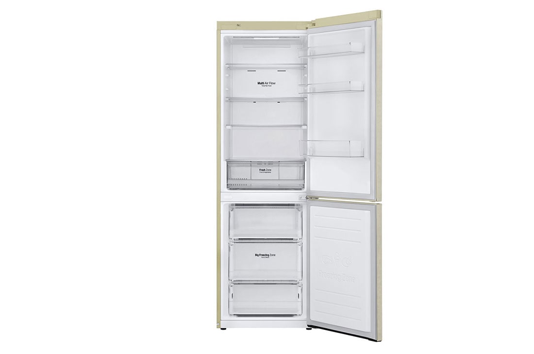 LG Холодильник LG GA-B459MEQZ | DoorCooling⁺ | 374л | Бежевый, GA-B459MEQZ, thumbnail 3