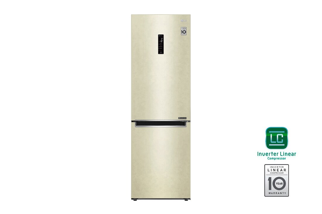 LG Холодильник LG GA-B459MEQZ | DoorCooling⁺ | 374л | Бежевый, GA-B459MEQZ