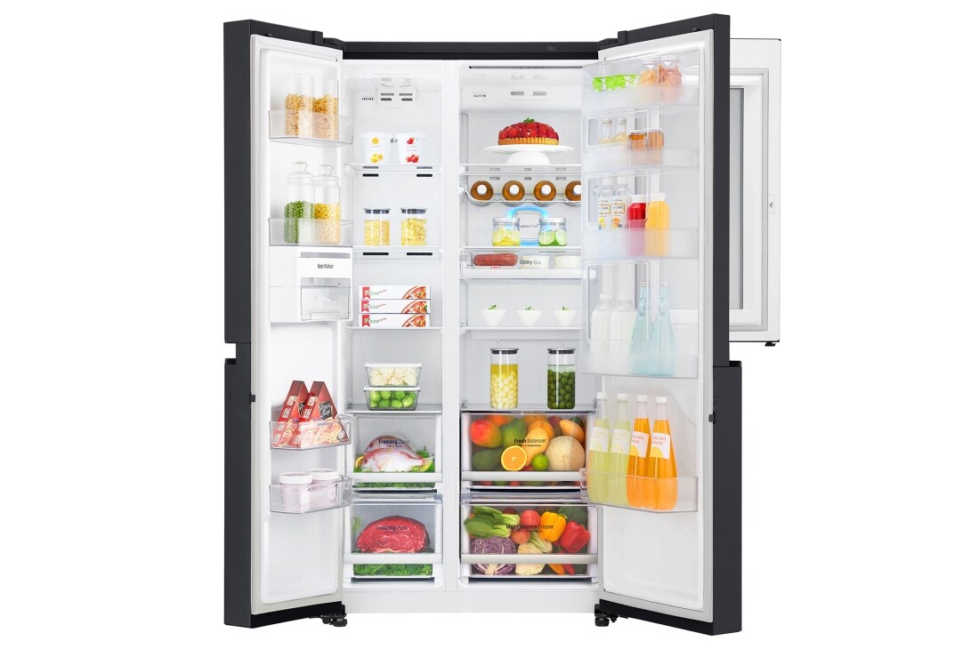 LG Холодильник LG GC-Q247CBDC | 687л | InstaView Door-in-Door | Чёрный, GC-Q247CBDC, thumbnail 4