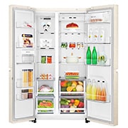 LG Холодильник LG GC-B247SEDC | 687л | DoorCooling+ | Бежевый | LG ThinQ, GC-B247SEDC, thumbnail 2