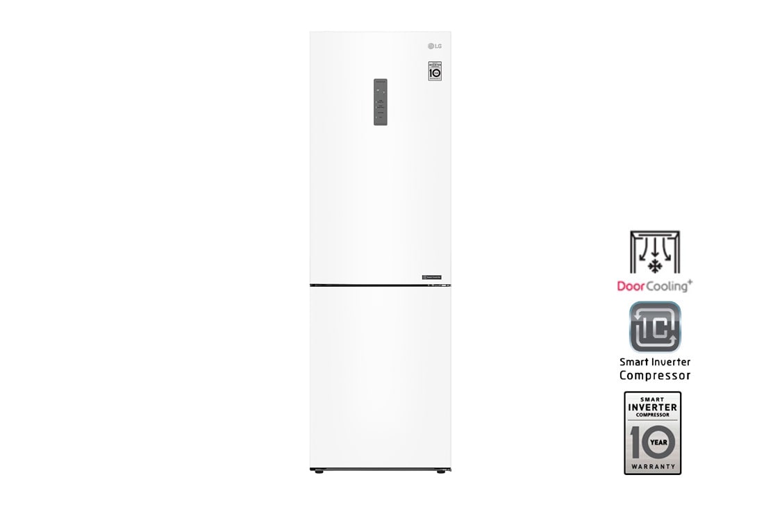 LG Холодильник LG GA-B459CQWL | DoorCooling⁺ | 374л | Белый, GA-B459CQWL