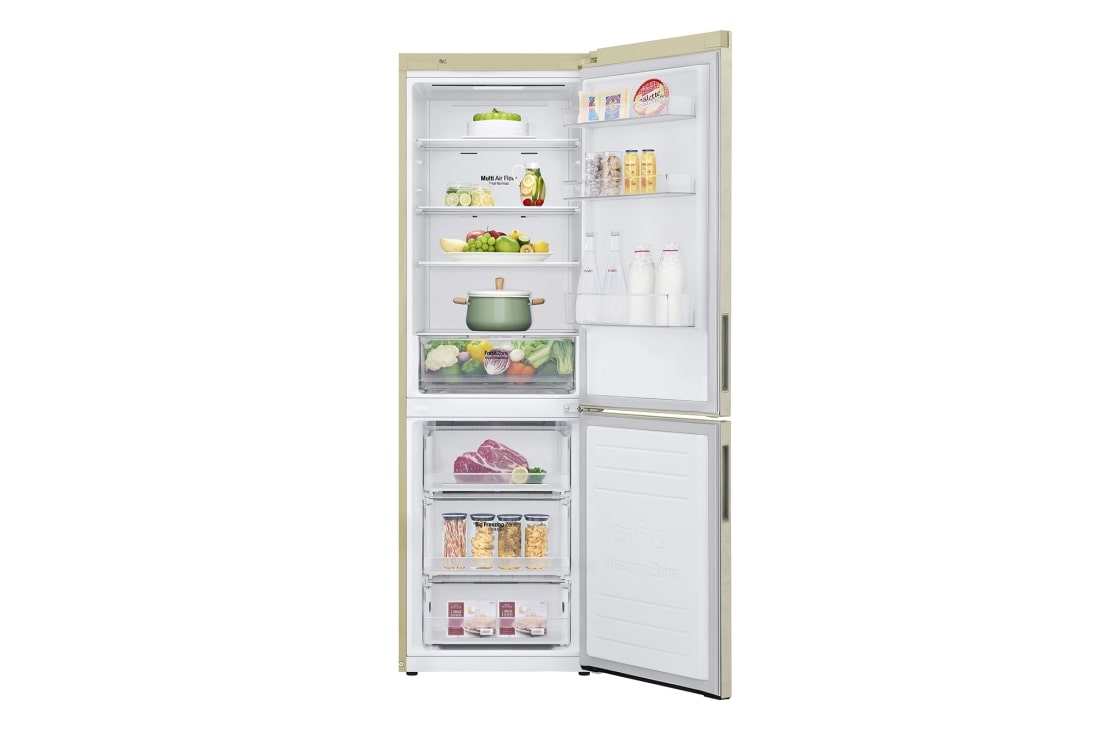 LG Холодильник LG GA-B459CEWL | 374л | DoorCooling⁺ | Бежевый, GA-B459CEWL, thumbnail 4