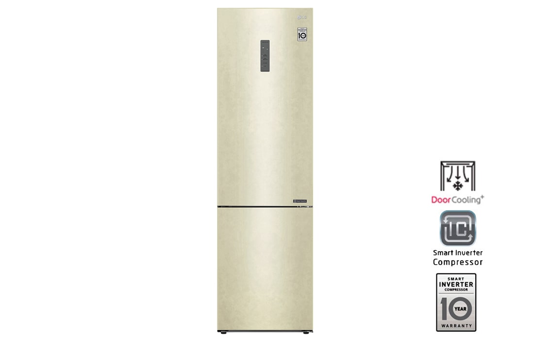 LG Холодильник LG GA-B509CEWL | DoorCooling⁺ | 419л | Бежевый, GA-B509CEWL