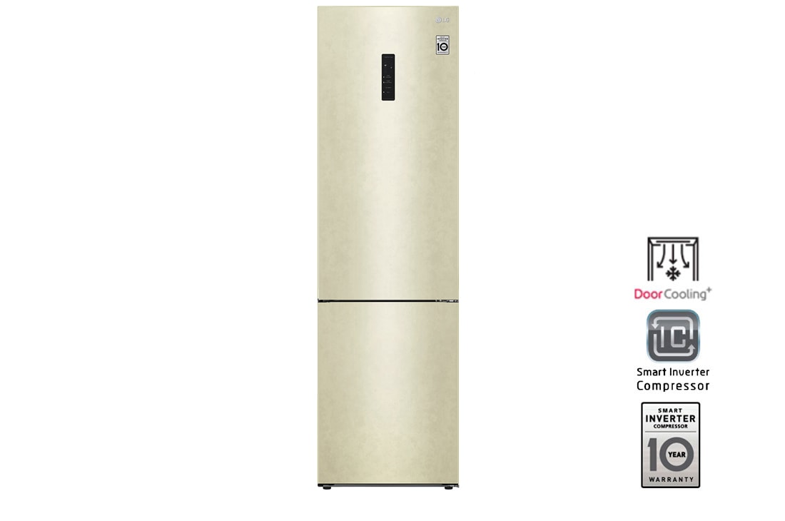 LG Холодильник LG GA-B509CETL | 419л | DoorCooling+ | Бежевый, GA-B509CETL