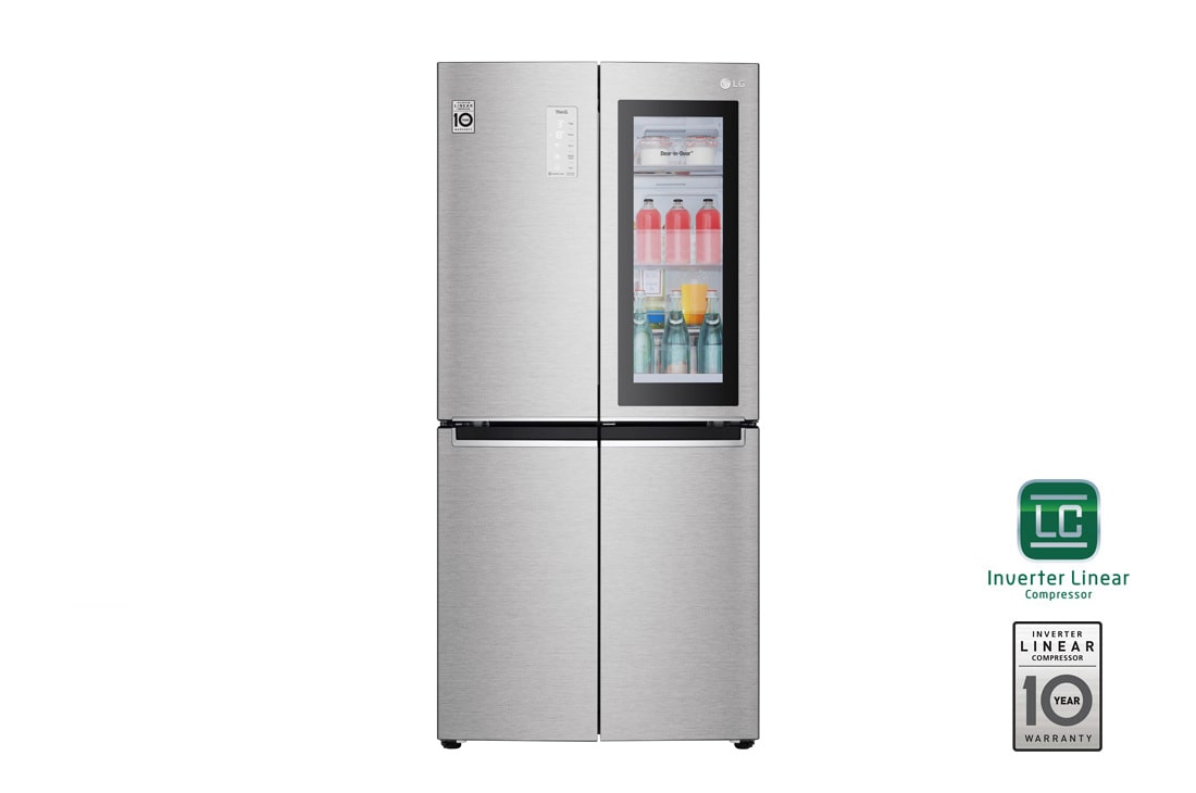 LG Холодильник LG GC-Q22FTAKL 595л | InstaView Door-in-Door | Стальной, GC-Q22FTAKL