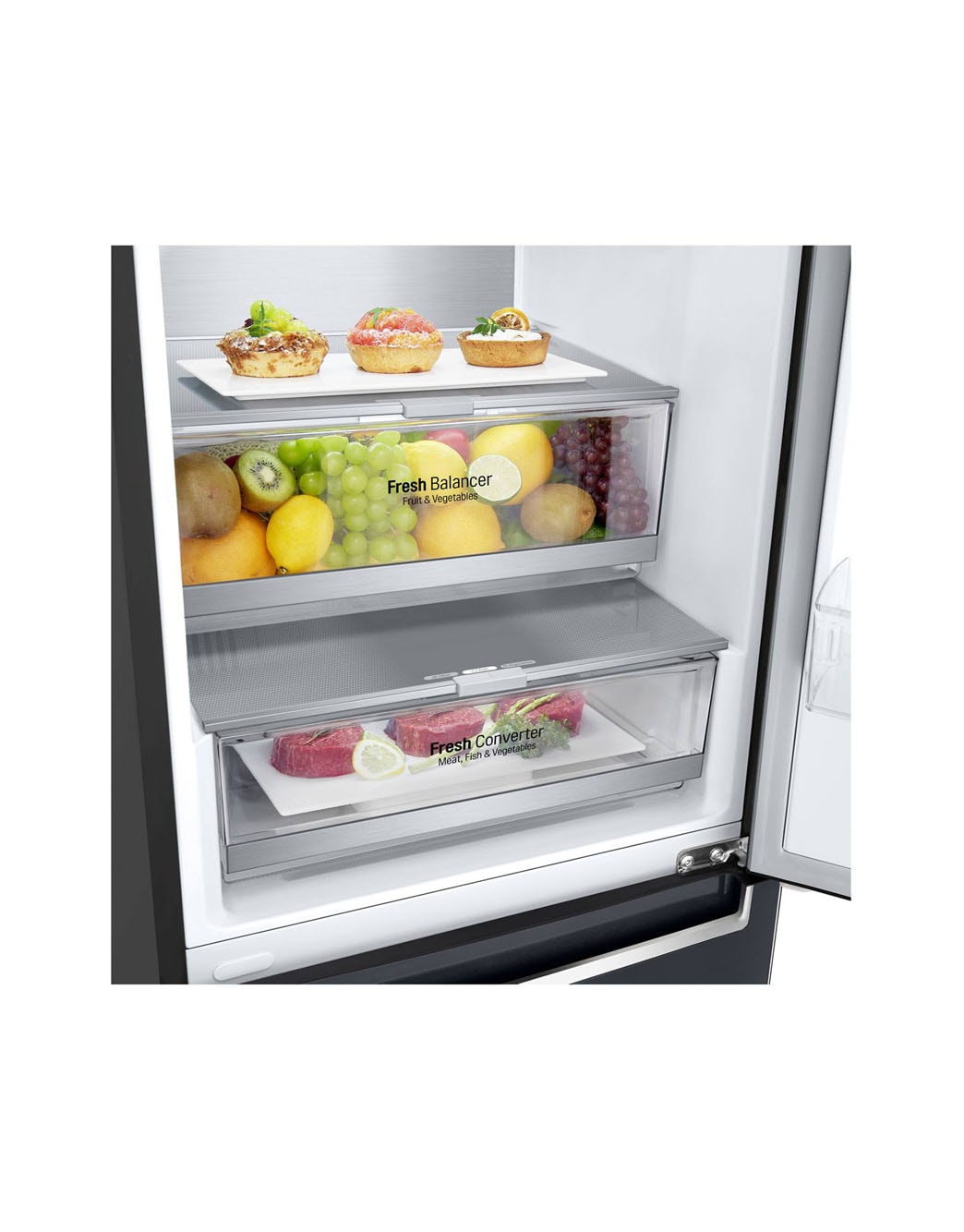 Холодильник LG GA-B509SBUM с технологией DoorCooling | LG RU