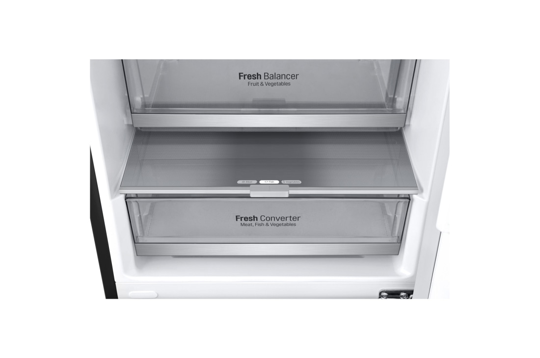 LG Холодильник LG GA-B509SBUM | Объем 419л | DoorCooling+ | Зоны свежести | Metal Fresh | Складная полка | Винная полка | Черный матовый, GA-B509SBUM, thumbnail 7