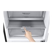 LG Холодильник LG GA-B509SBUM | Объем 419л | DoorCooling+ | Зоны свежести | Metal Fresh | Складная полка | Винная полка | Черный матовый, GA-B509SBUM, thumbnail 8
