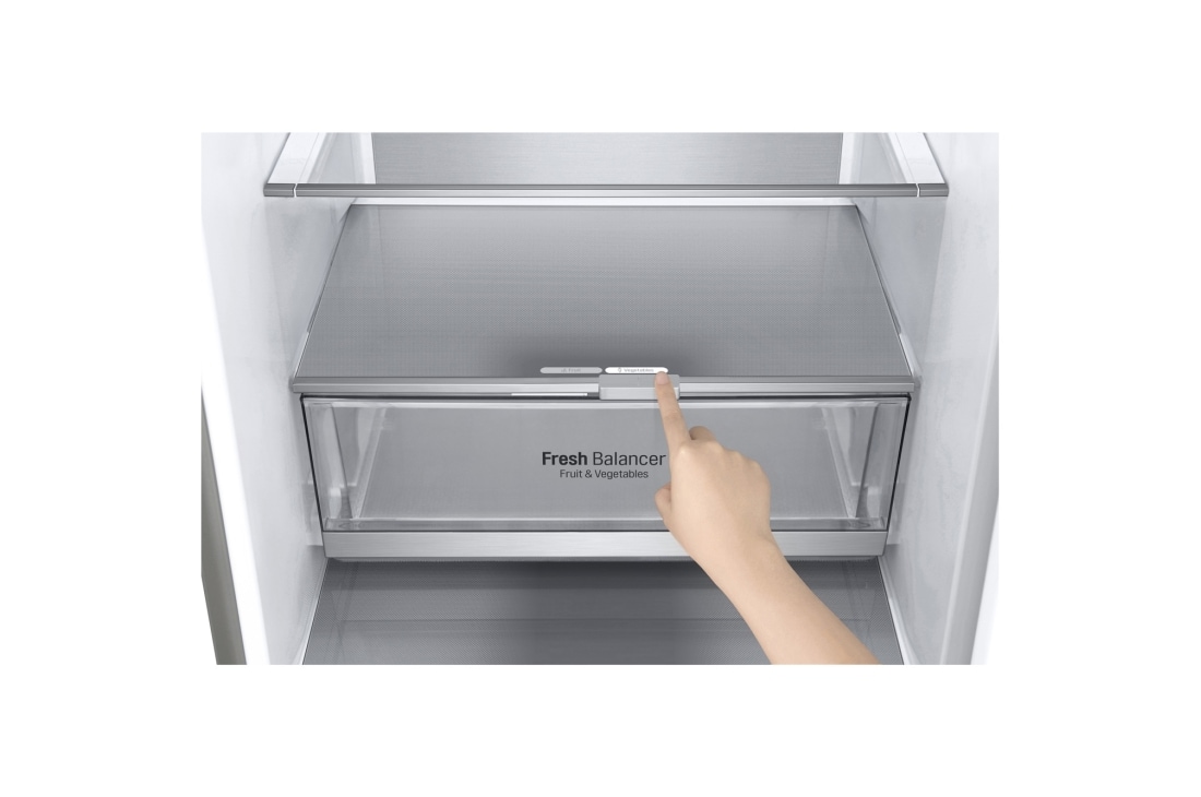 LG Холодильник LG GA-B509CCUM | Объем 419л | DoorCooling+ | Зоны свежести | Metal Fresh | Складная полка | Винная полка | Тёмный мрамор, GA-B509CCUM, thumbnail 10