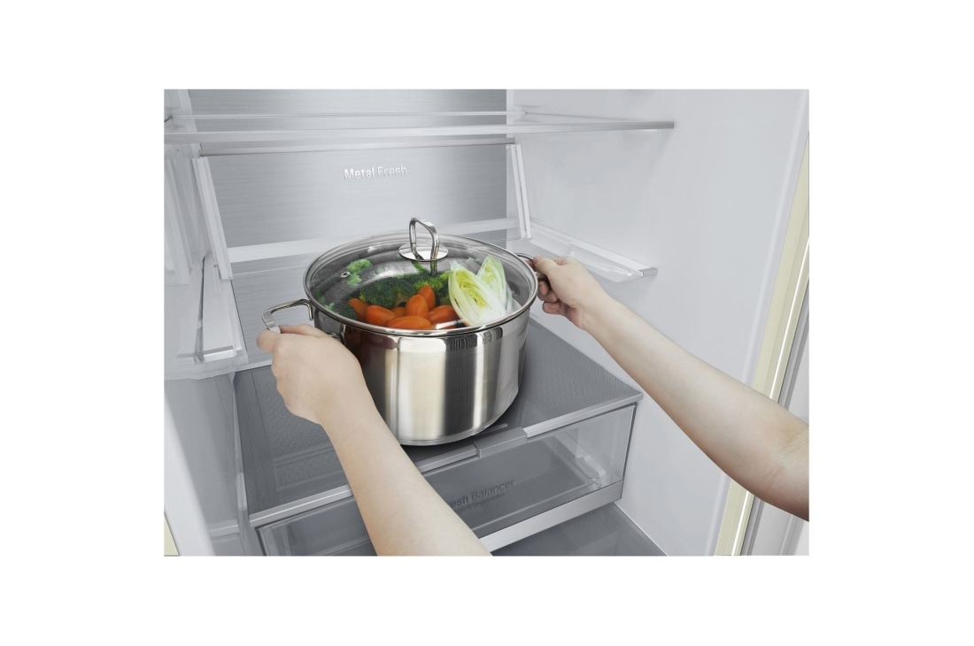 LG Холодильник LG GA-B459SEUM | 374л | DoorCooling+ | Бежевый, GA-B459SEUM, thumbnail 11