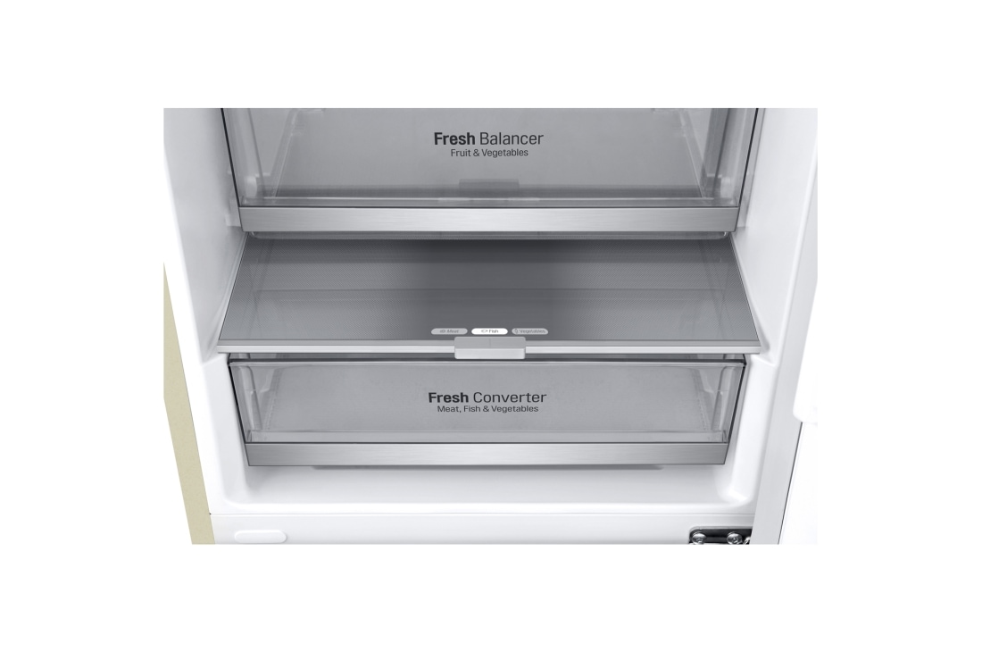 LG Холодильник LG GA-B509MEUM | 419л | DoorCooling+ | Бежевый , GA-B509MEUM, thumbnail 9