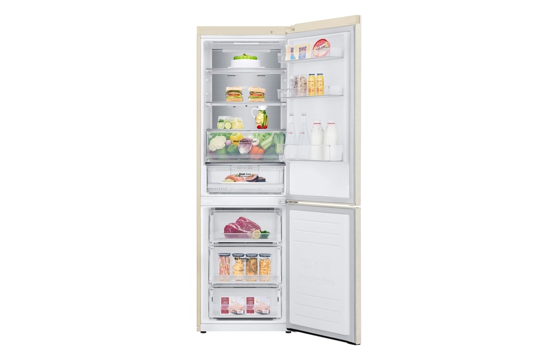 LG Объем 374л | DoorCooling+ | Бежевый | LG ThinQ, Wi-Fi, Складная полка, GA-B459MEQM, thumbnail 5