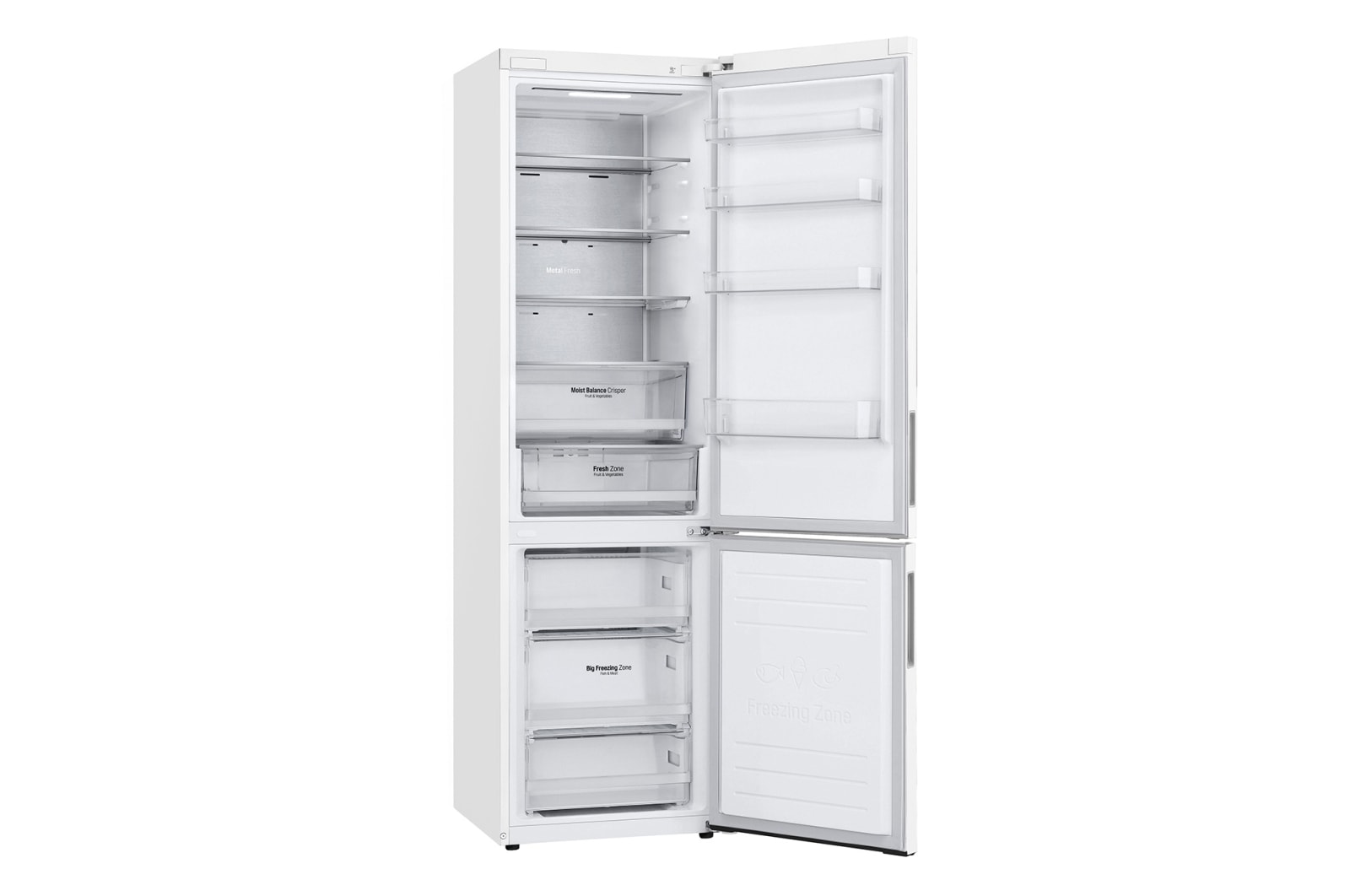 Холодильник LG GA-B509CVQM с технологией DoorCooling | LG RU