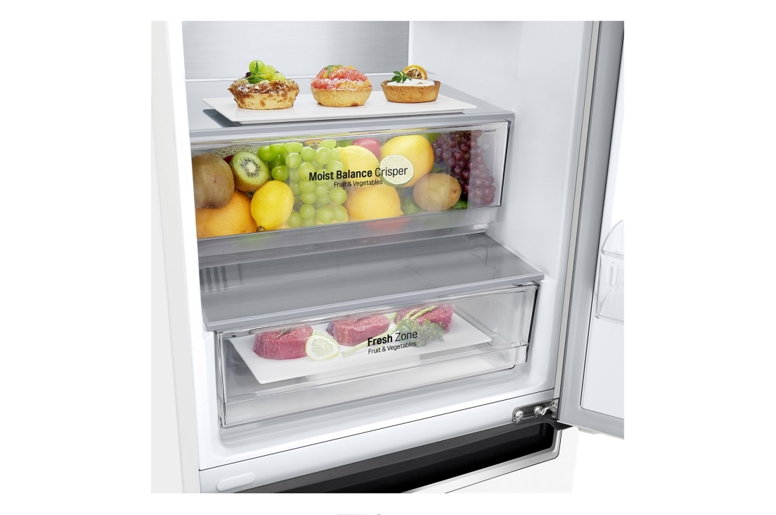 LG Холодильник LG GA-B509MVQM | Объем 419л | DoorCooling+ | ThinQ | Складная полка | Белый, GA-B509MVQM, thumbnail 10