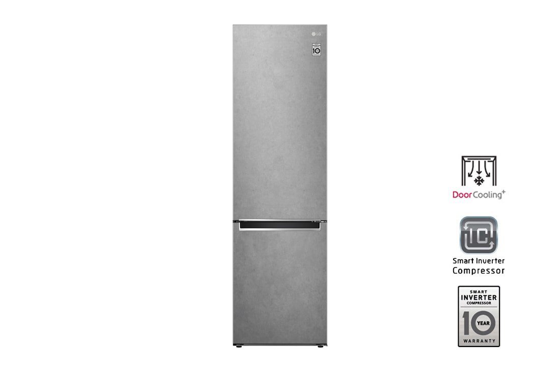 LG Объем 419л | DoorCooling+ | Тёмный мрамор | Total No Frost, GA-B509MCZL