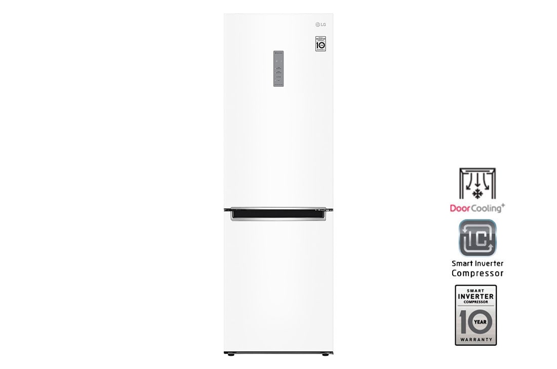 LG Холодильник LG GA-B459MQWL | 341л | DoorCooling+ | Белый, GA-B459MQWL