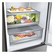 LG Объем 419л | DoorCooling+ | Серебристый | Зоны свежести, Metal Fresh, Складная полка, Винная полка, Wi-Fi, GA-B509CMUM, thumbnail 13