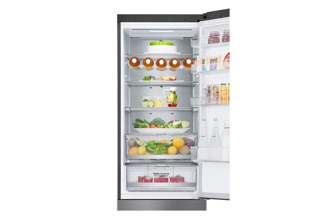 LG Объем 419л | DoorCooling+ | Серебристый | Зоны свежести, Metal Fresh, Складная полка, Винная полка, Wi-Fi, GA-B509CMUM, thumbnail 10